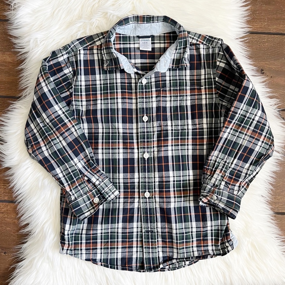 Gymboree Checkered Button Down Shirt